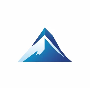 minimalist mountain peak logo - Image 3