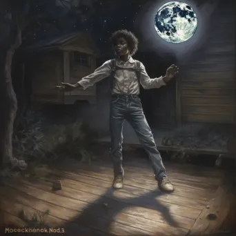 Iconic Performer in Moonwalk Pose - Image 3