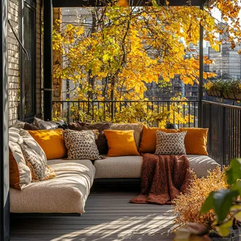 Cozy Autumn Terrace