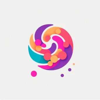 Fun and quirky logo design with candy icon - Image 2