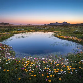 Desert Spring and Wildflowers