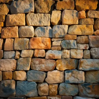 rustic stone wall texture - Image 1