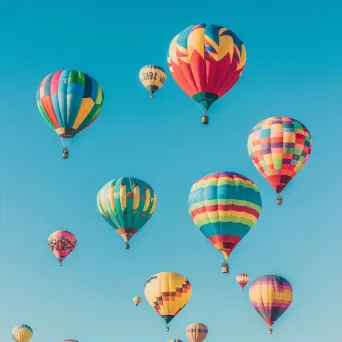 Vibrant Hot Air Balloons