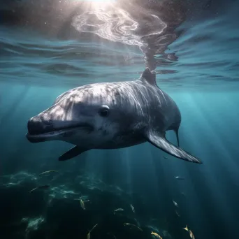 Image of the critically endangered Vaquita in the Gulf of California - Image 4