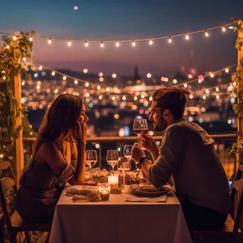 Romantic Rooftop Dinner