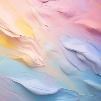 Pastel paint strokes blending softly - Image 2