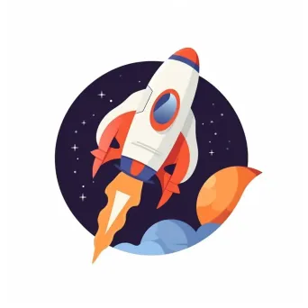 Futuristic Space Exploration Logo