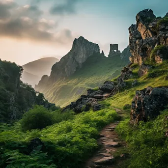 Ancient Hillside Path