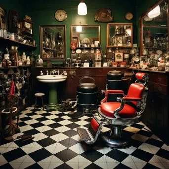 vintage barber shop - Image 2