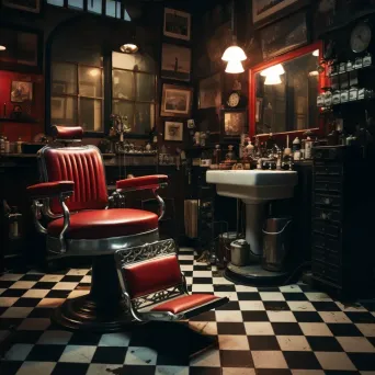 vintage barber shop - Image 4