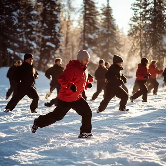 Winter Boot Camp Outdoor Workout