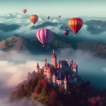 Fantasy Castle in the Clouds