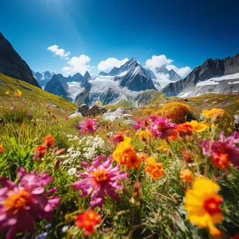 Colorful wildflowers blooming in the mountains - Image 3