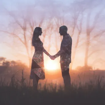 Love at Dawn: Double Exposure