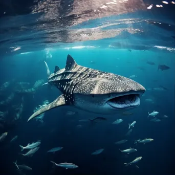 whale shark in ocean - Image 1