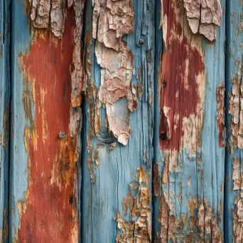 close-up of peeling paint - Image 1