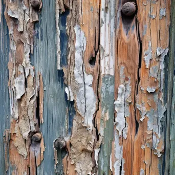 close-up of peeling paint - Image 2