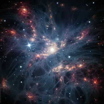 Cosmic Web of Distant Galaxies