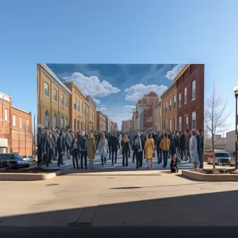 Image of a striking political mural on a main street sparking conversations and reflections - Image 4