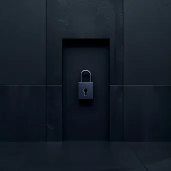 403 Forbidden error page with padlock icon and dark color scheme - Image 3