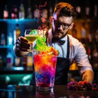 Creating a Rainbow Cocktail