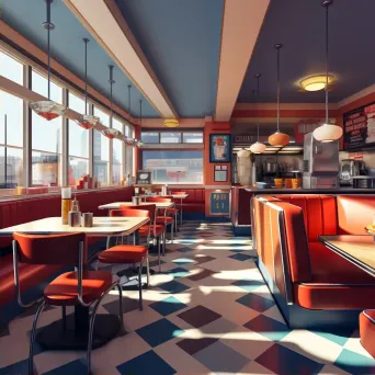 Mid-Century Diner Breakfast