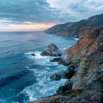 Big Sur Coastal Cliffs - Image 3