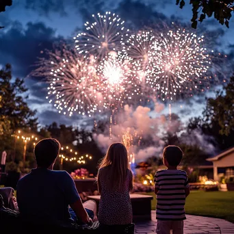 Family Enjoying New Year