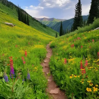 Wildflower hike meadow - Image 2