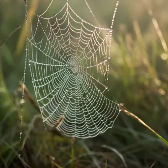 dewy spider web - Image 2