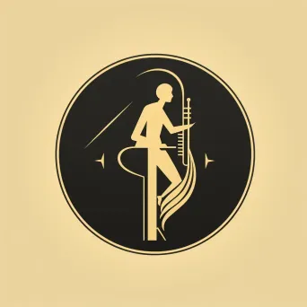 Art Deco-Inspired Jazz Club Logo