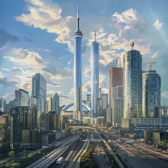 Toronto skyscraper skyline - Image 4