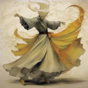 Sufi whirling dervish movement - Image 4