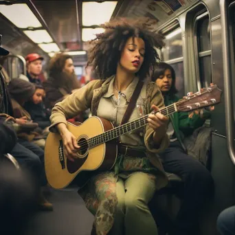 Underground subway performers - Image 3