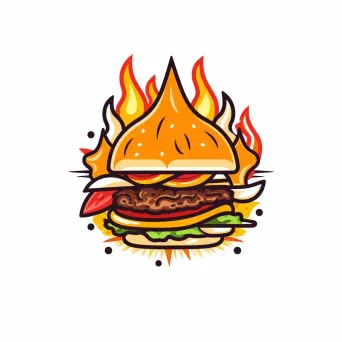 Gourmet Burger Joint Logo - Image 3