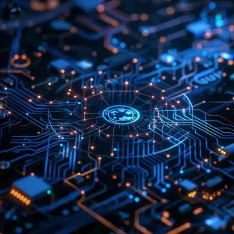 Abstract cyber security concept with intricate patterns - Image 3