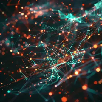 Abstract cyber security concept with intricate patterns - Image 4