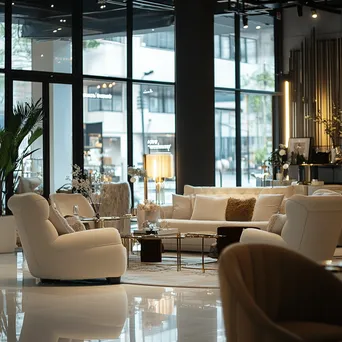 Interior of a luxury home decor store - Image 3