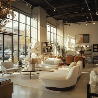 Interior of a luxury home decor store - Image 4