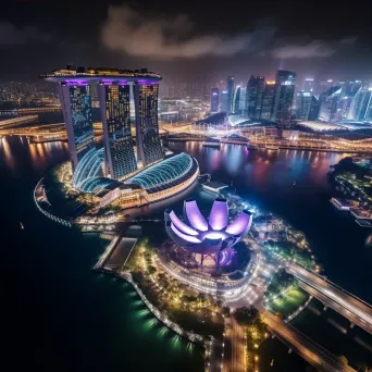 Singapore Marina Bay night - Image 3