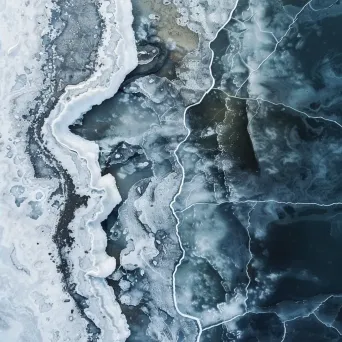 icy river lines - Image 4