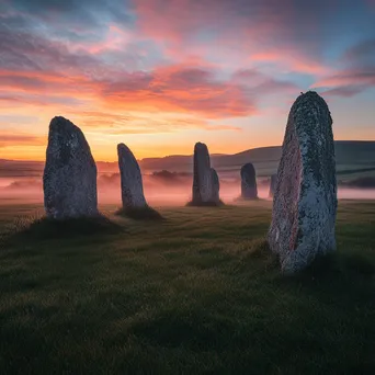 Sunrise at Stone Circle