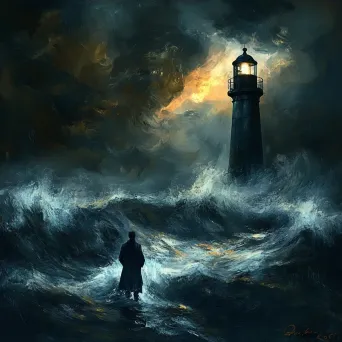 Romanticism Lighthouse Keeper