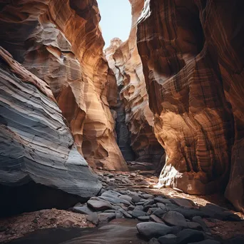 Close-up of canyon rock formations - Image 3