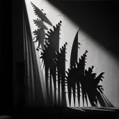 Kinetic wall sculpture showcasing light and shadow play - Image 2