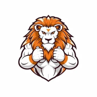 Strong Lion Fitness Brand Logo