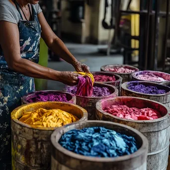 Natural Dyeing of Linen