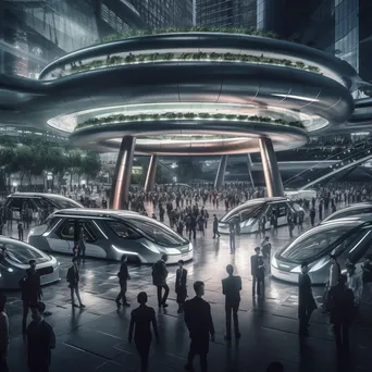 Futuristic Transportation Hub