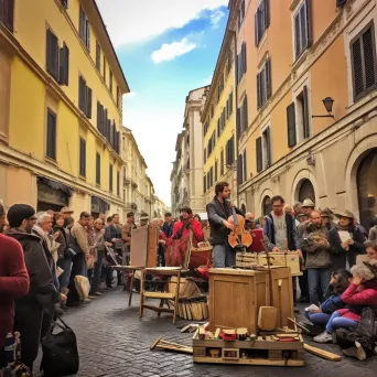 Street performers Rome - Image 1