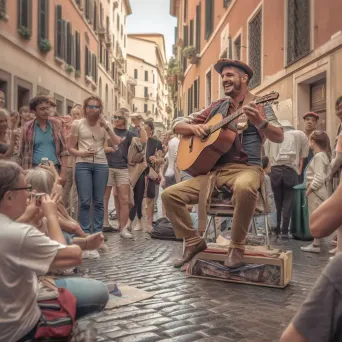 Street performers Rome - Image 2